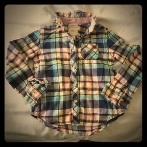 Cat & Jack girls flannel shirt